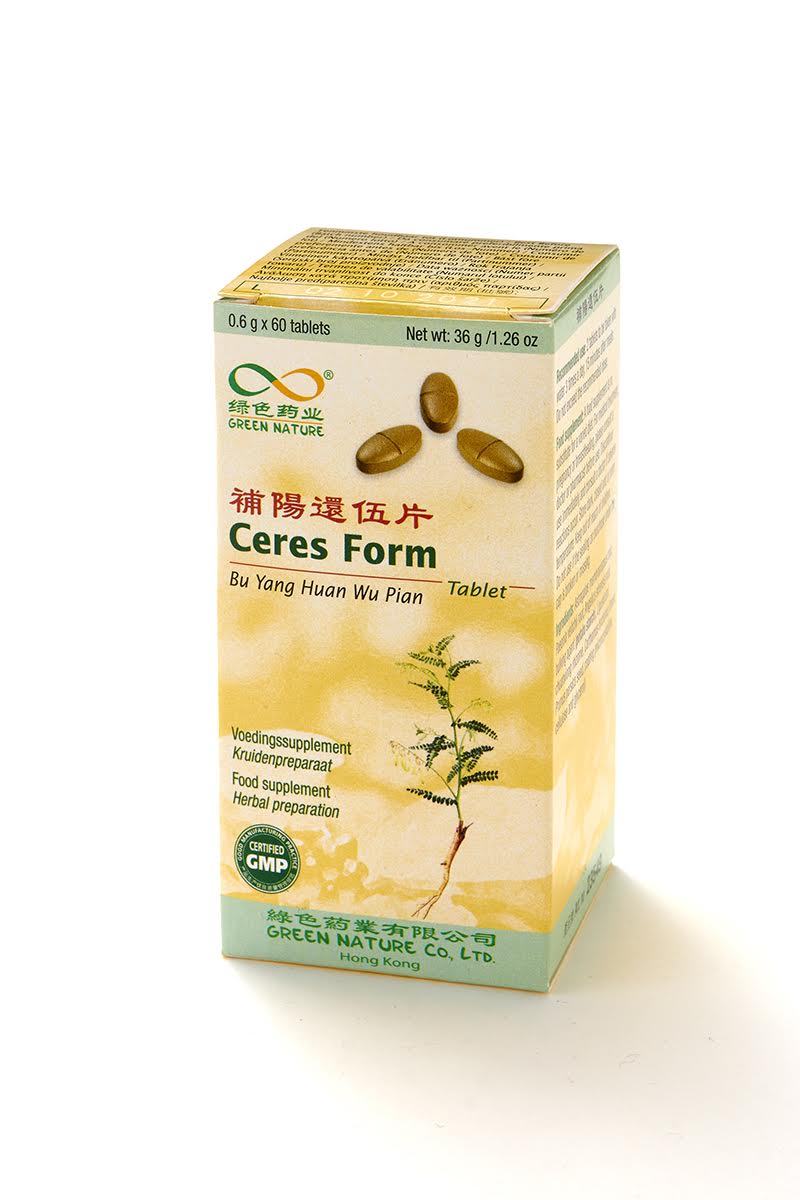 Bu Yang Huan Wu Pian – Ceres Form | 60 Comprimidos