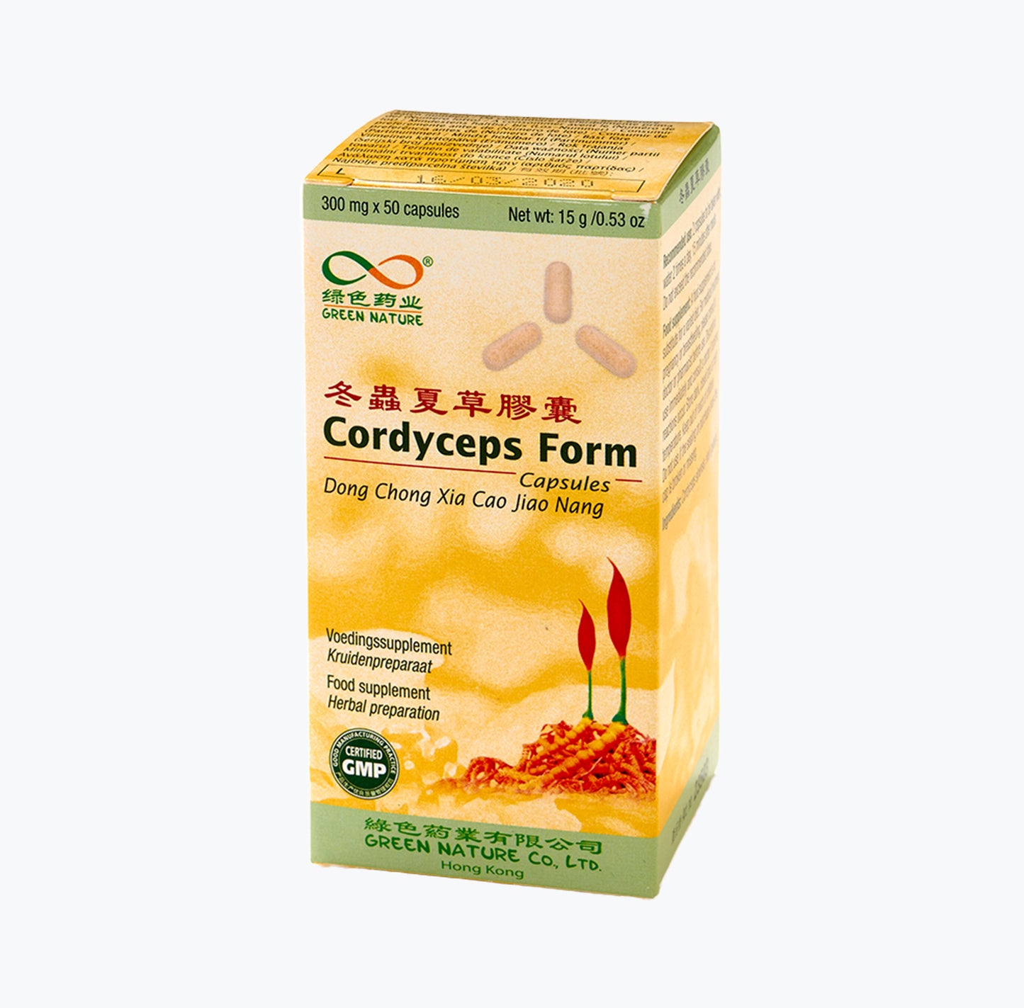 Dong Chong Xia Cao Jiao Nang (Cordyceps Form)