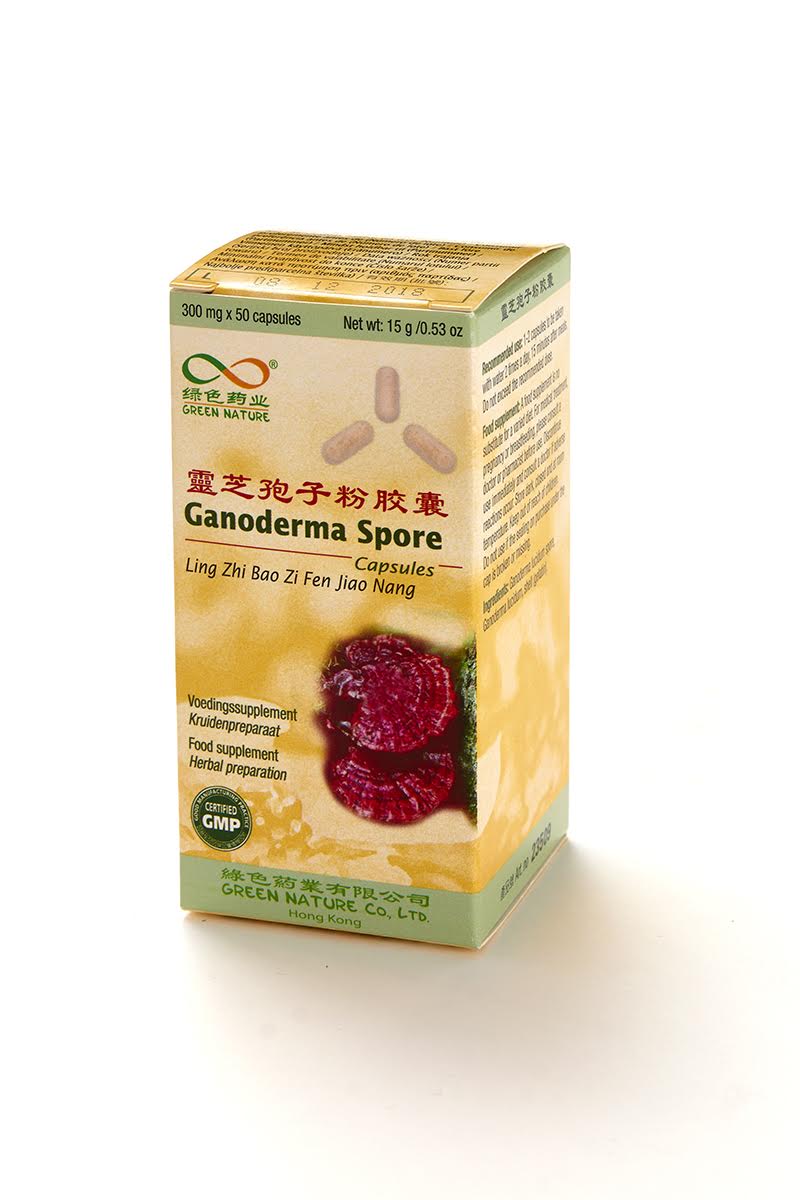 Ling Zhi Bao Zi Fen Jiao Nang – Ganoderma Spore Form | 50 Cápsulas
