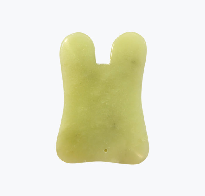 Gua Sha Rectangular em Jade, 8 cm