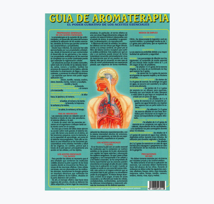 Mapa "Guia de Aromaterapia", 30x21 cm