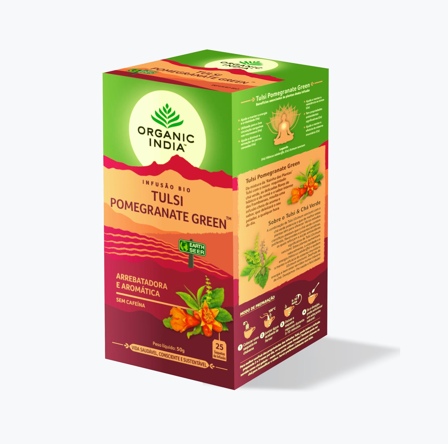 Bio Tulsi Pomegranate Green