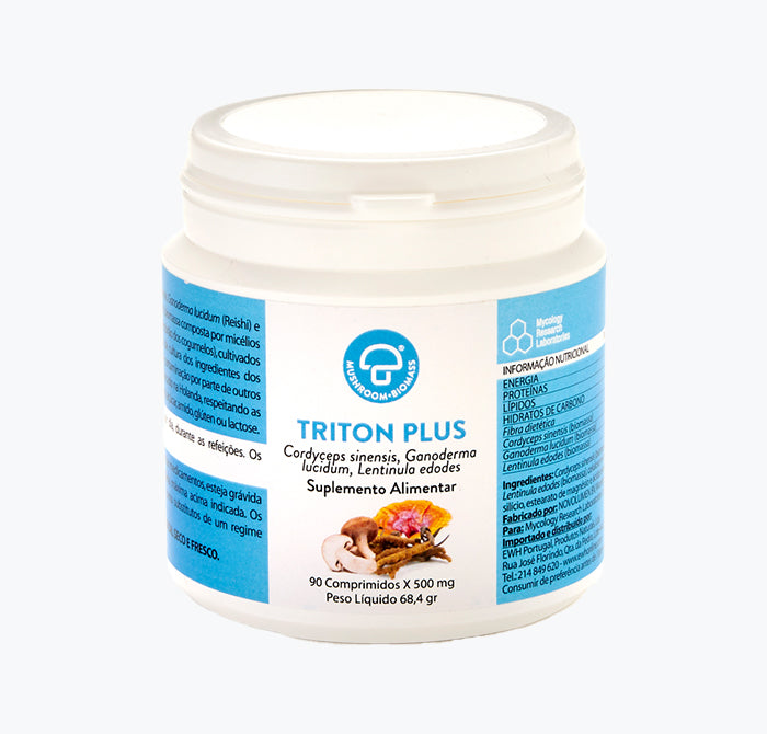 Cordy.sin.," Ganod luc.", "Lent. edodes" (Triton Plus)