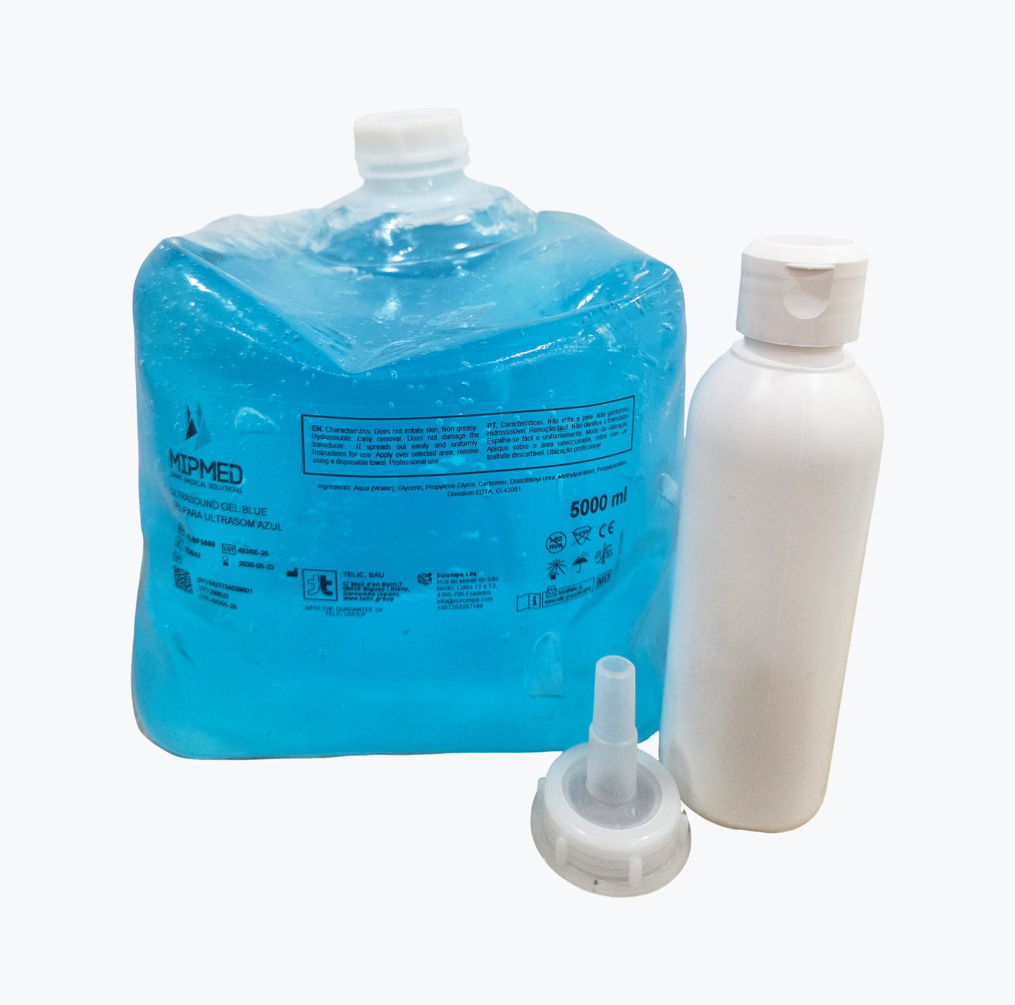 Gel para Ultra-Sons Azul Embalagem Flexível 5kg