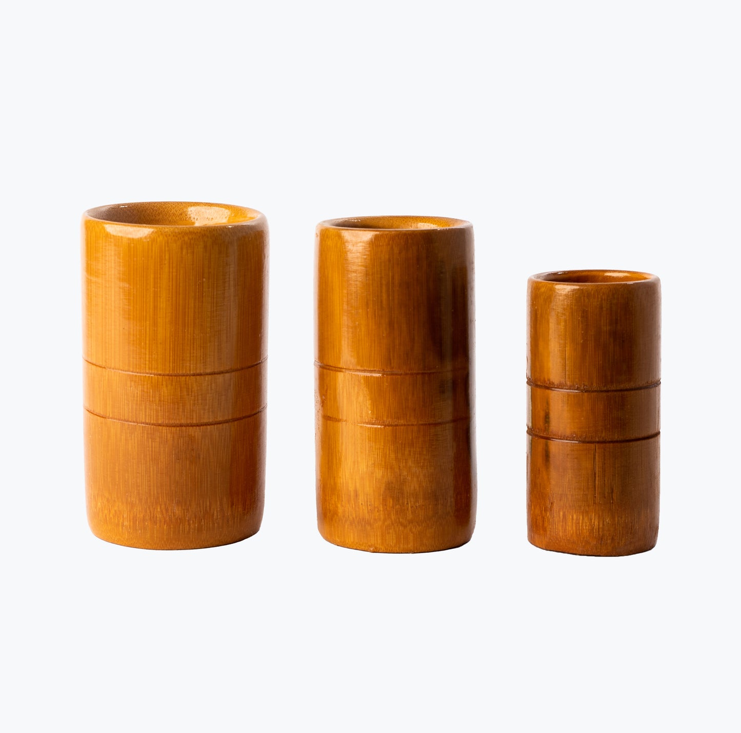 Conjunto de Ventosas de Bambu (3 unidades)