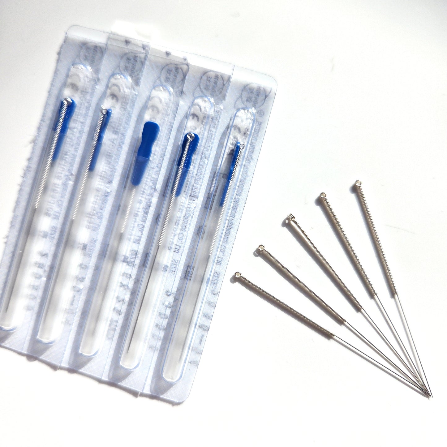 Agulhas de Acupuntura Ener Qi c/ guia 100 unidades