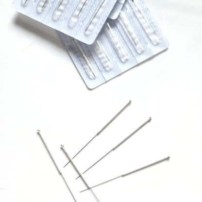 Agulhas de Acupuntura Ener Qi s/ guia 100 unidades