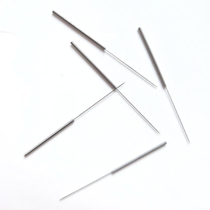 Agulhas de Acupuntura Acutop c/guia cabo coreano 100 unidades