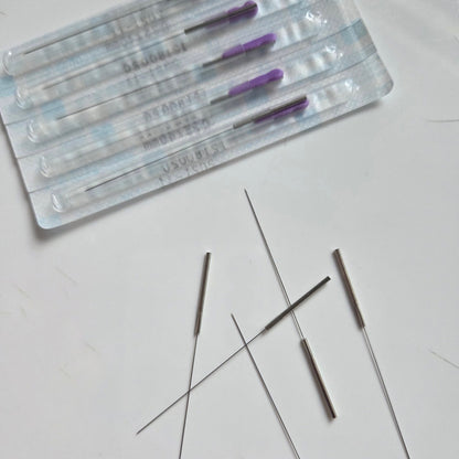 Agulhas de Acupuntura Tewa c/guia cabo japonês 100 unidades