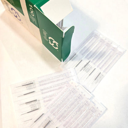 Agulhas de Acupuntura Sujok Ener Qi 0.16x7mm s/ guia 100 unidades