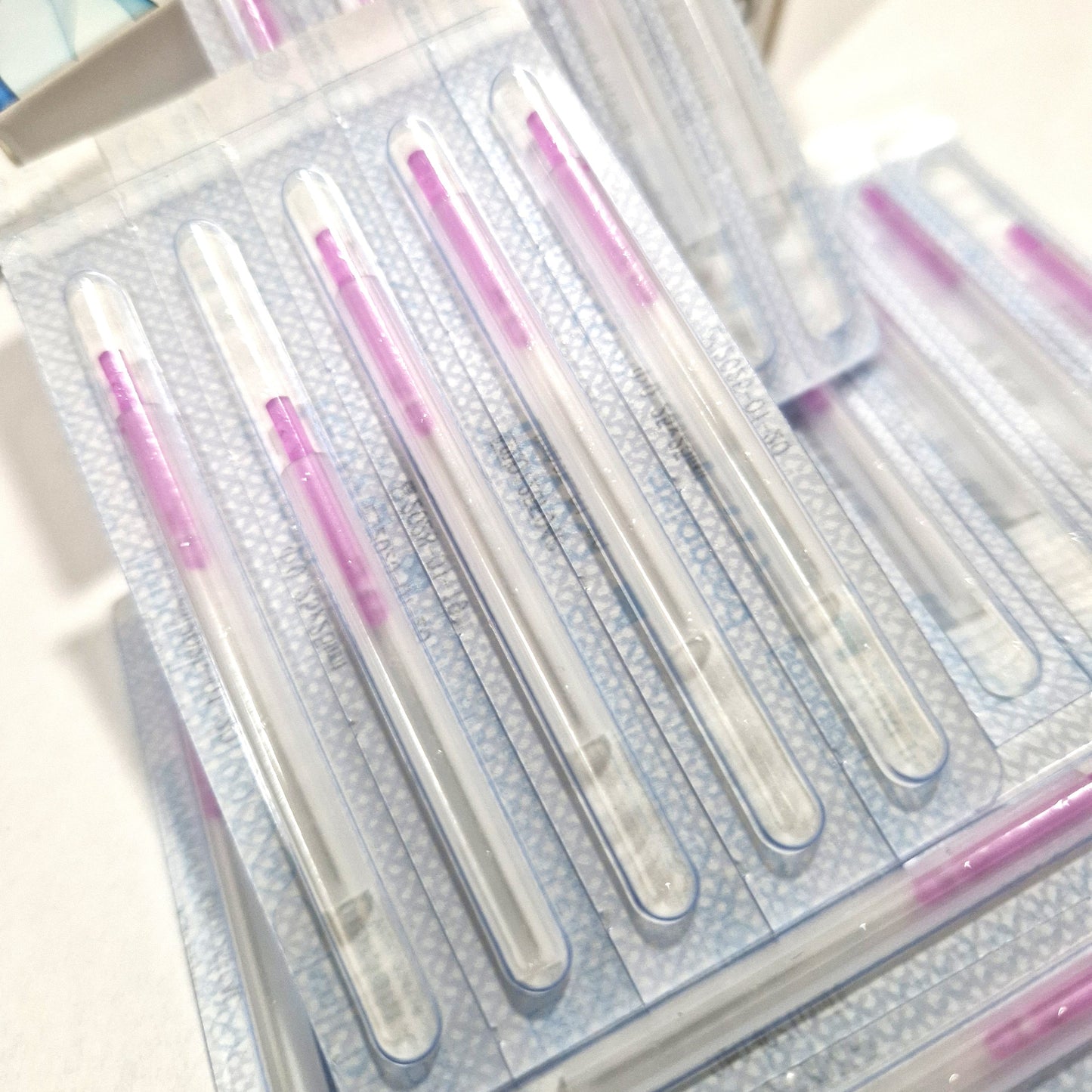 Agulhas de Acupuntura Tewa c/guia cabo plástico 100 unidades