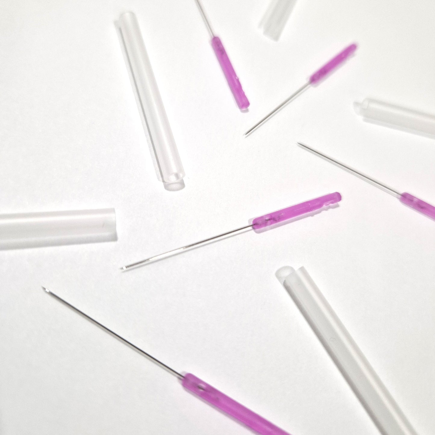 Agulhas de Acupuntura Tewa c/guia cabo plástico 100 unidades