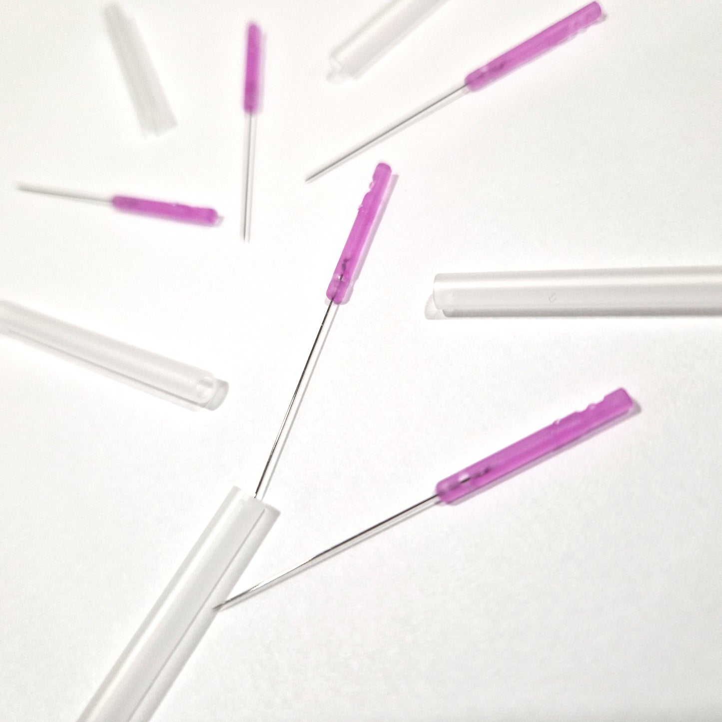 Agulhas de Acupuntura Tewa c/guia cabo plástico 100 unidades