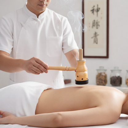 Defumador em Madeira p/Moxibustão