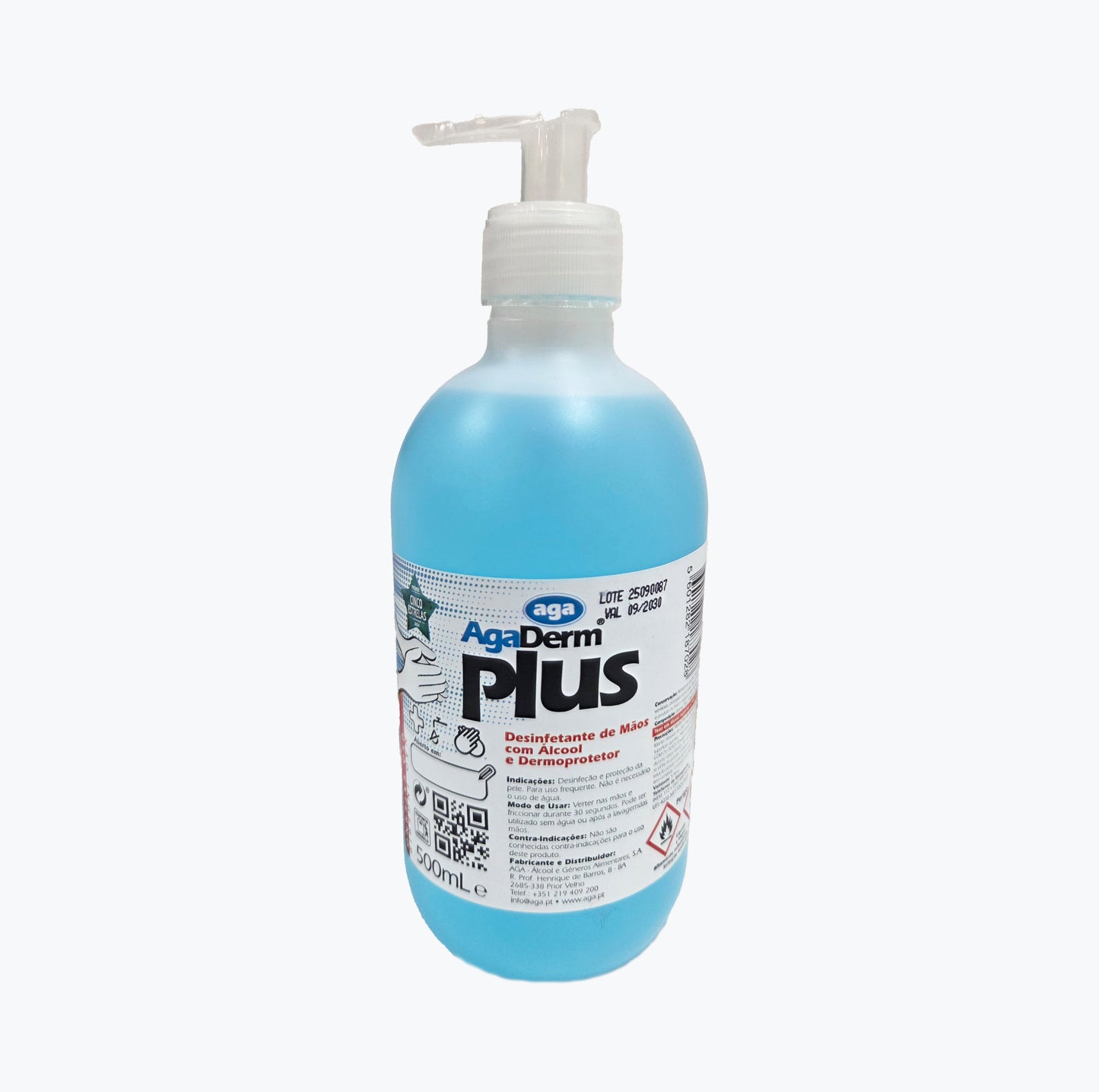 Desinfetante de Mãos e Rosto Agaderm 500ml