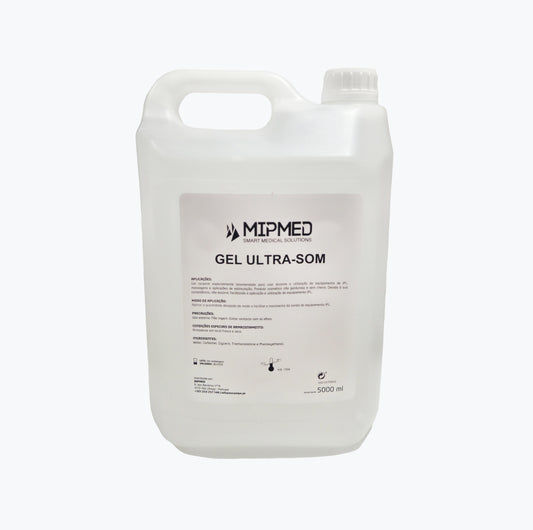 Gel para Ultra-Sons Transparente Embalagem Rígida 5 Kg
