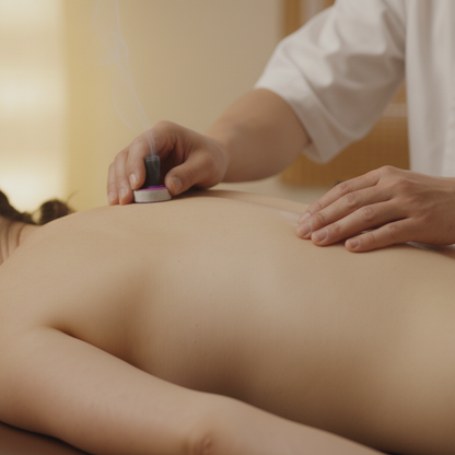 Mini Moxa Oca sem fumo Autocolante