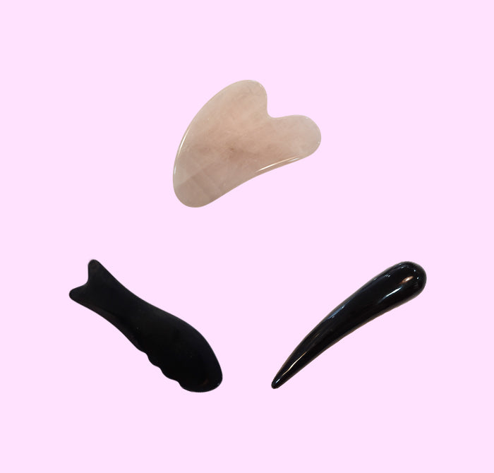 Kit Profissional Gua Sha Rosa