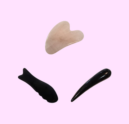 Kit Profissional Gua Sha Rosa