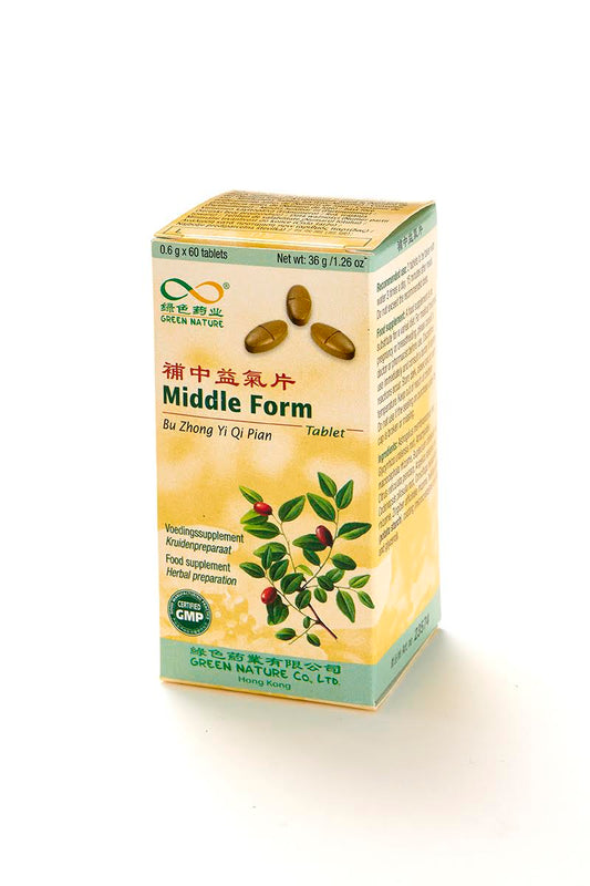 Bu Zhong Yi Qi Pian – Middle Form | 60 Comprimidos