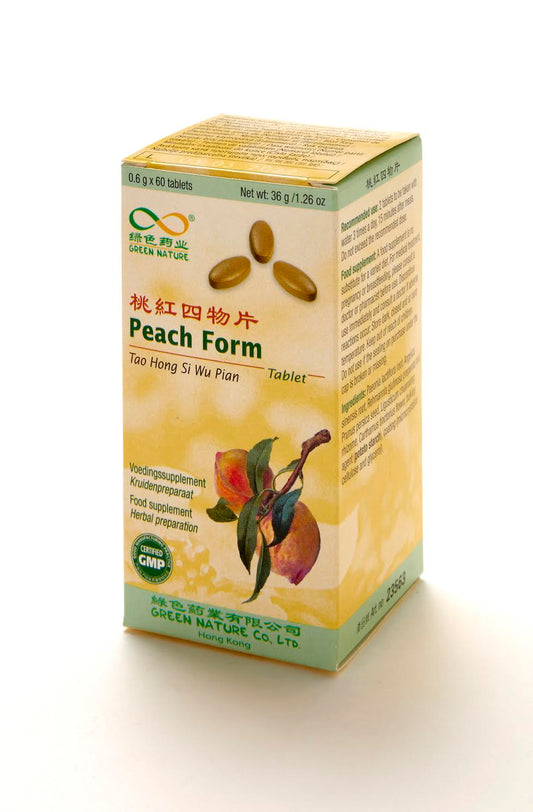 Tao Hong Si Wu Pian – Peach Form | 60 Comprimidos