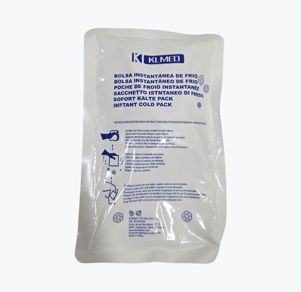 Compressa de Gelo Instantânea Uso Único 14x22cm