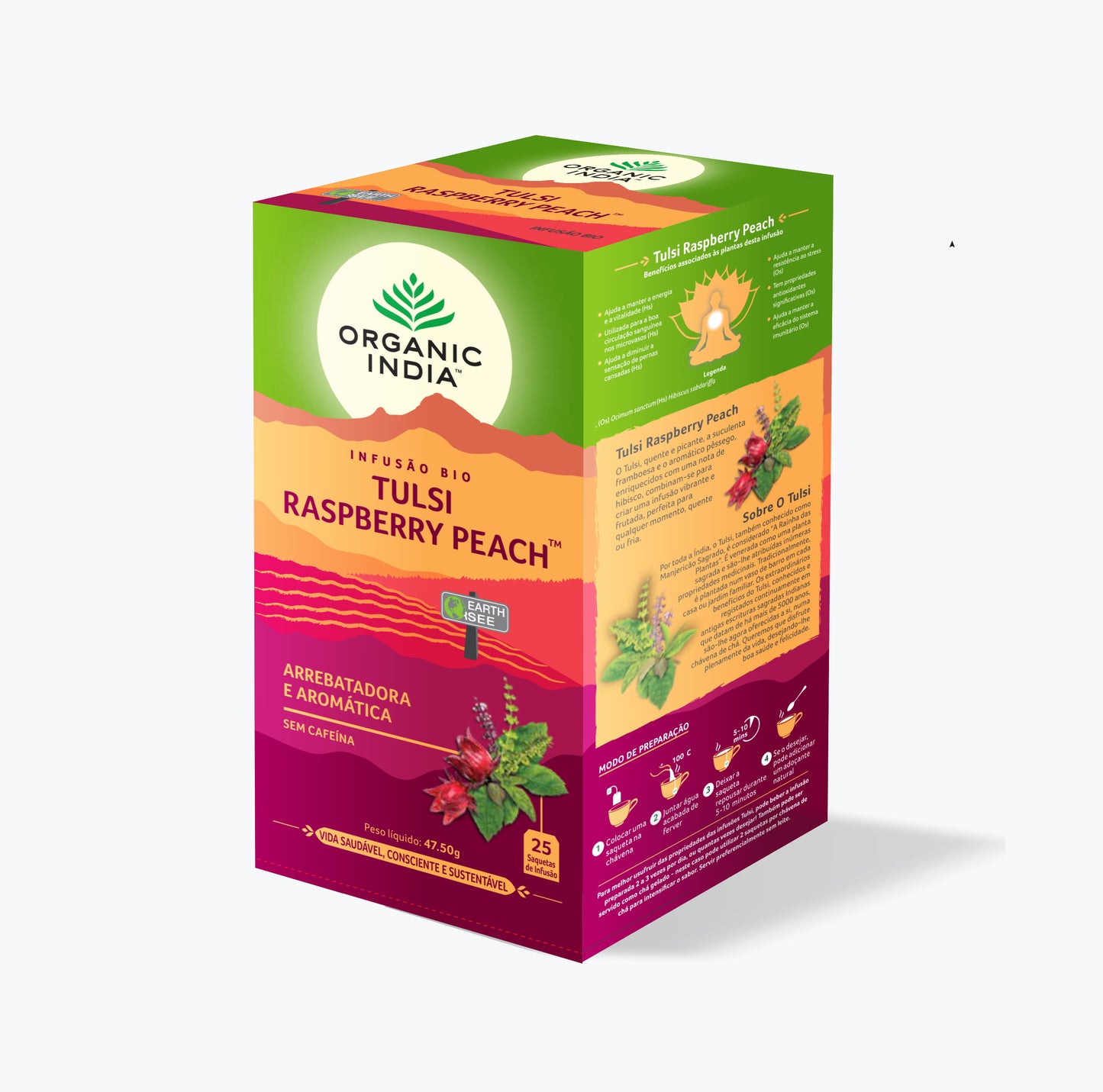 Bio Tulsi Raspberry Peach