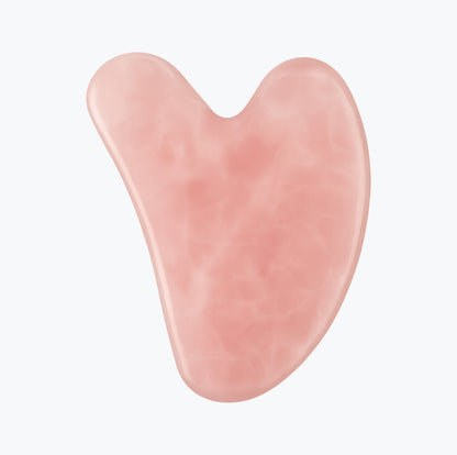 Gua Sha de Quartzo Rosa
