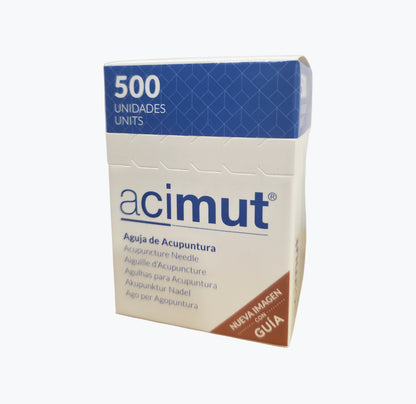 Agulhas de Acupuntura Acimut 500 unidades