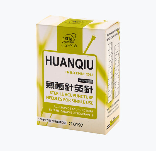 Agulhas de Acupuntura Huan Qiu s/ guia 100 unidades