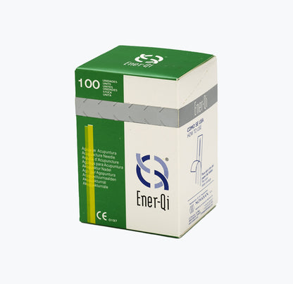 Agulhas de Acupuntura Ener Qi c/ guia 100 unidades