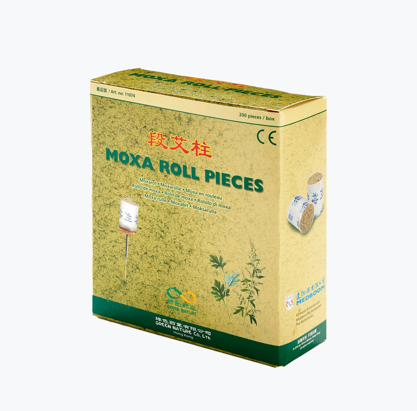 Moxa Cortada p/a agulha quente