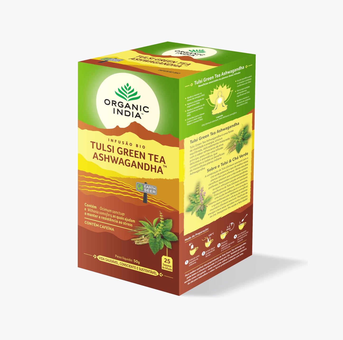 Bio Tulsi Green Tea Ashwagandha