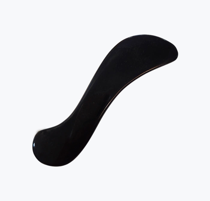 Gua Sha Formato «S» em Osso, medida 10 cm