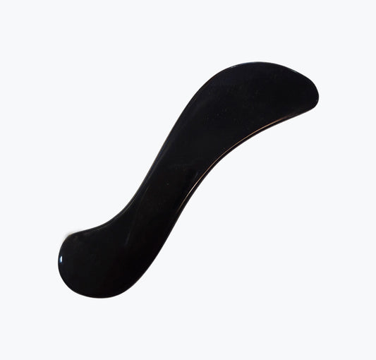 Gua Sha Formato «S» em Osso, medida 10 cm