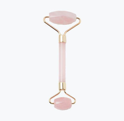 Rolador facial de Quartzo Rosa