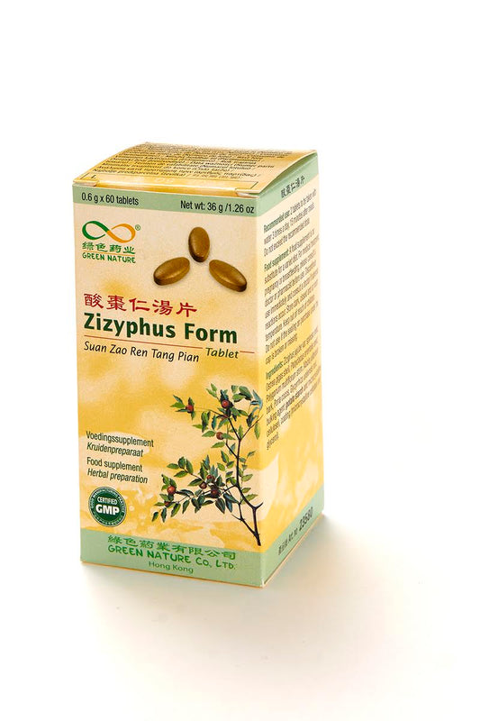Suan Zao Ren Tang Pian – Zizyphus Form | 60 Comprimidos